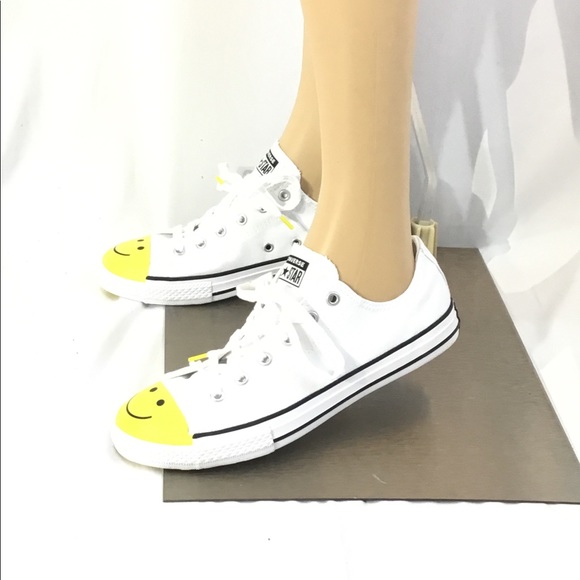 converse smiley face sneakers